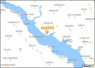 map of Sharps