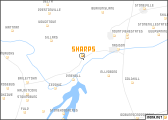 map of Sharps