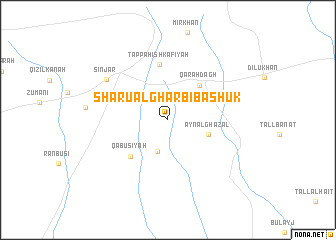 map of Shārū al Gharbī Bashūk