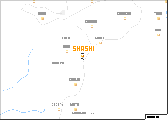 map of Shashī