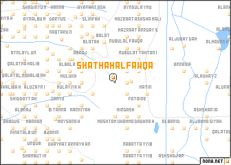 map of Shaţḩah al Fawqāʼ