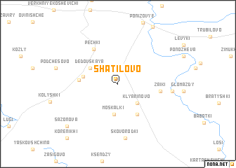 map of Shatilovo