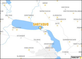 map of Shatkovo