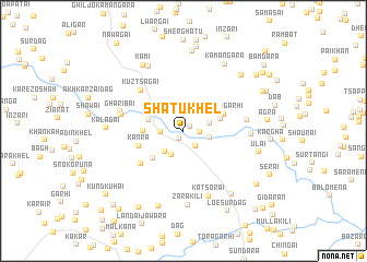 map of Shātu Khel