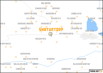 map of Shaturtorf