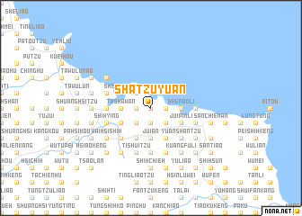 map of Sha-tzu-yüan