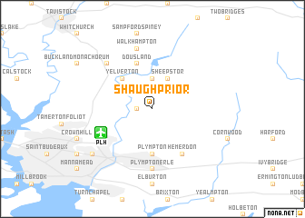 map of Shaugh Prior