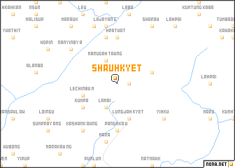 map of Sha-u-hkyet