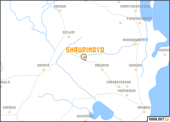 map of Shauri Moyo