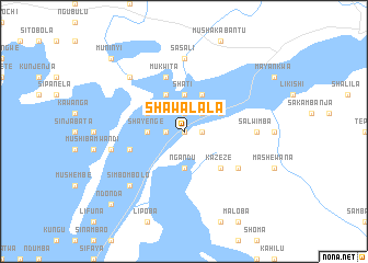 map of Shawalala