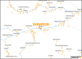 map of Shawangai