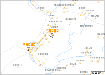 map of Shawa