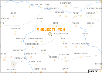 map of Shawkatlīyah