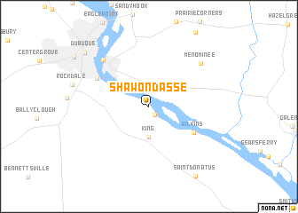 map of Shawondasse