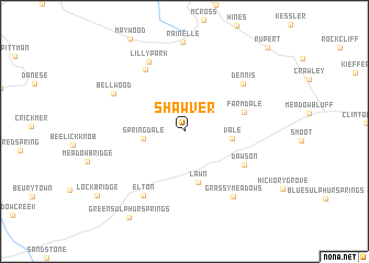 map of Shawver