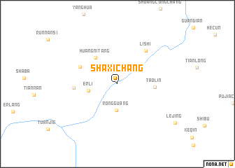 map of Shaxichang