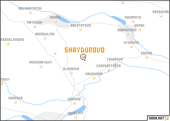 map of Shaydurovo