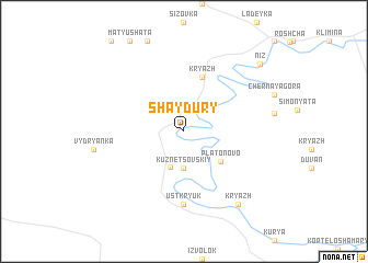 map of Shaydury