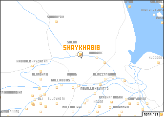map of Shaykh ʼabīb