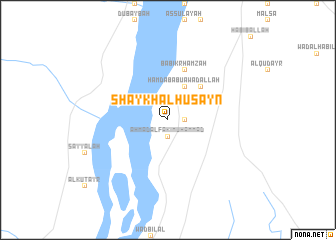 map of Shaykh al Ḩusayn