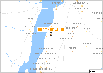 map of Shaykh al Imām