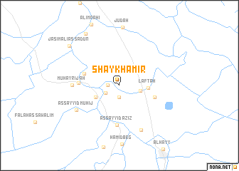 map of Shaykh ‘Āmir