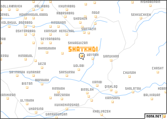 map of Shaykh Dī