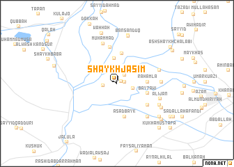 map of Shaykh Jāsim