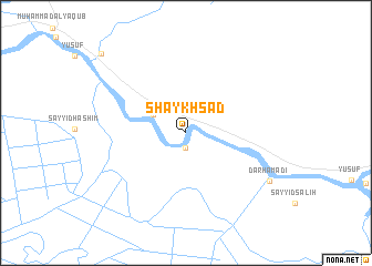 map of Shaykh Sa‘d