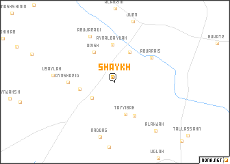 map of Shaykh