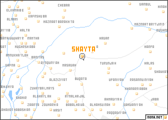 map of Sḩaytā