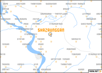map of Shazaunggan