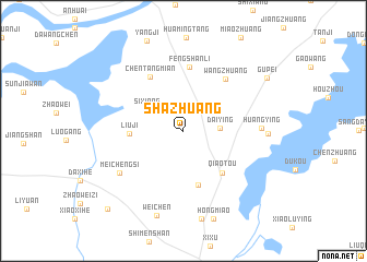 map of Shazhuang