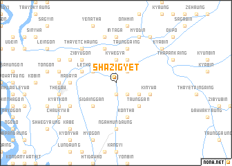 map of Shazigyet