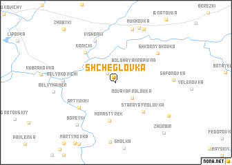 map of Shcheglovka