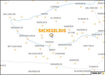 map of Shchegolovo