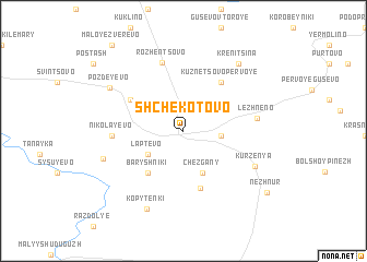map of Shchëkotovo