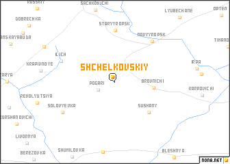 map of Shchëlkovskiy