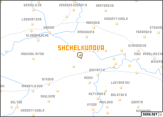 map of Shchelkunova
