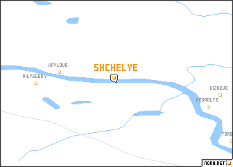 map of Shchel\