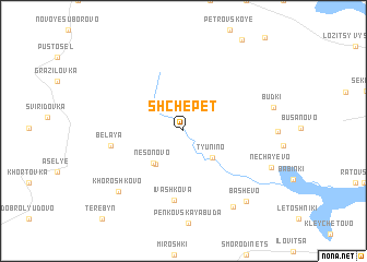 map of Shchepet