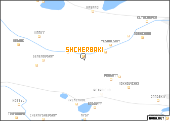 map of Shcherbaki