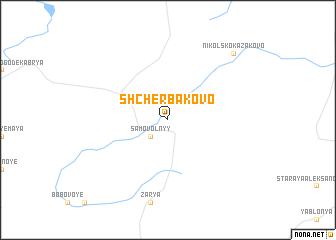 map of Shcherbakovo