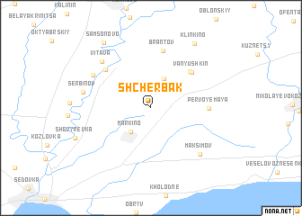 map of Shcherbak