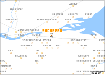 map of Shcherba