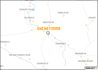 map of Shchetinino