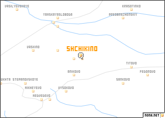 map of Shchikino