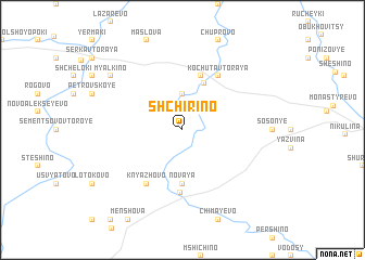 map of Shchirino