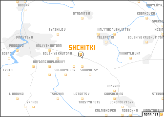map of Shchitki