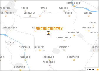 map of Shchuchintsy